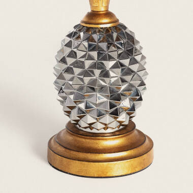 Imagen de Lámpara de Mesa Metal y Tela Samoa Imagen de Lámpara de Mesa Metal y Tela Samoa