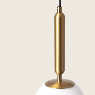 Imagen de Lámpara Colgante Metal y Cristal Oto