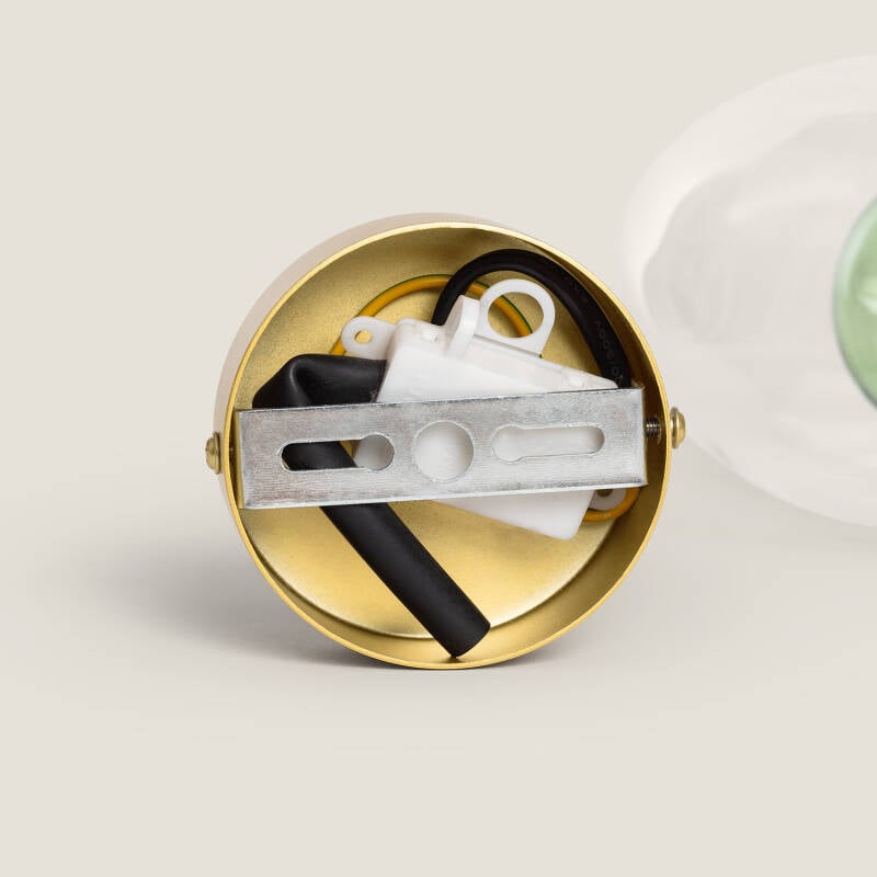 Imagen de Lámpara de Techo Aluminio y Cristal Hassi