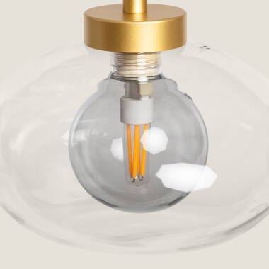 Imagen de Lámpara Colgante Aluminio y Cristal Hassi