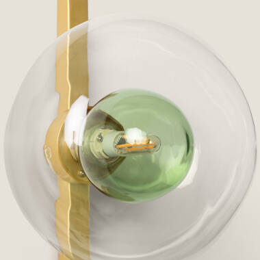 Imagen de Aplique Pared Aluminio y Cristal Hassi