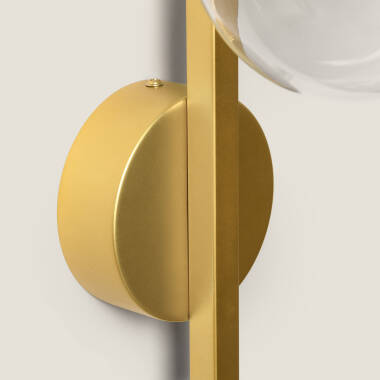 Imagen de Aplique Pared Aluminio y Cristal Hassi
