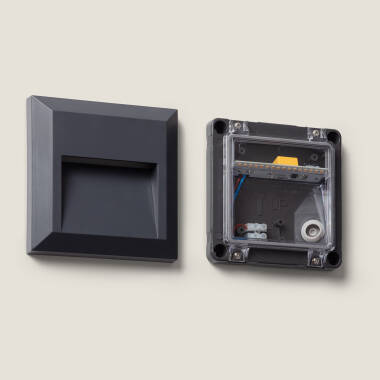 Imagen de Baliza Exterior LED Superficie Pared Cuadrado  Edulis