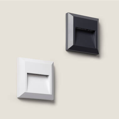 Imagen de Baliza Exterior LED Superficie Pared Cuadrado  Edulis