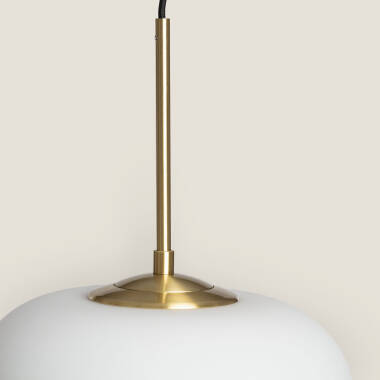 Imagem de Candeeiro Suspenso LED de 9W Metal e Vidro Keyla