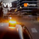 Imagen de Luz Emergencia Coche V16 Homologada DGT Geolocalización Obligatoria en 2026 ORANGE Road IoT PACK 6x