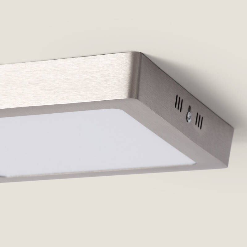 Imagen de Plafón LED 18W Cuadrado Metal 225x225 mm Silver 