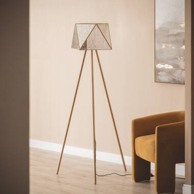 Lámpara de Pie Metal Cristal Mattina ILUZZIA