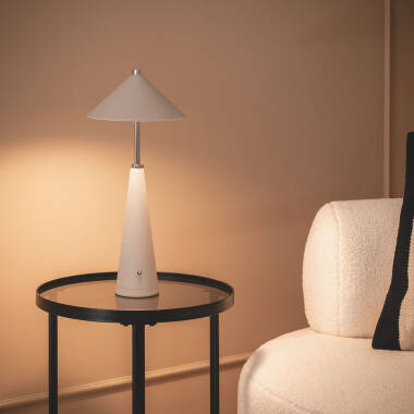 Imagen de Lámpara de Mesa LED Portátil Cuero  con Batería USB Recargable Tyu Tule