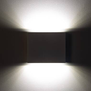 Imagem de Aplique de Parede Exterior LED 6W Iluminação Dupla Face Quadrada Luming II