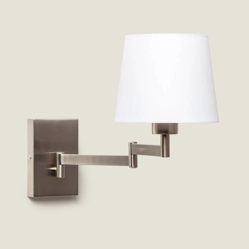 Imagen de Lámpara de Pared Articulable Aluminio y Tela Ugani
