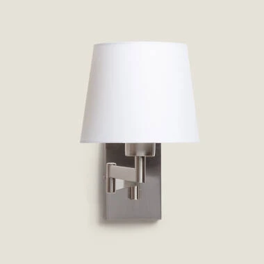 Imagen de Lámpara de Pared Articulable Aluminio y Tela Ugani