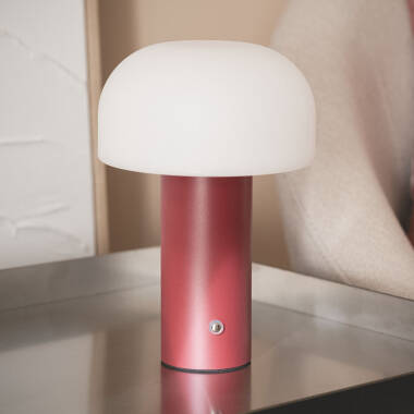 Imagen de Lámpara de Mesa LED Portátil Metal con Batería USB Recargable Leta