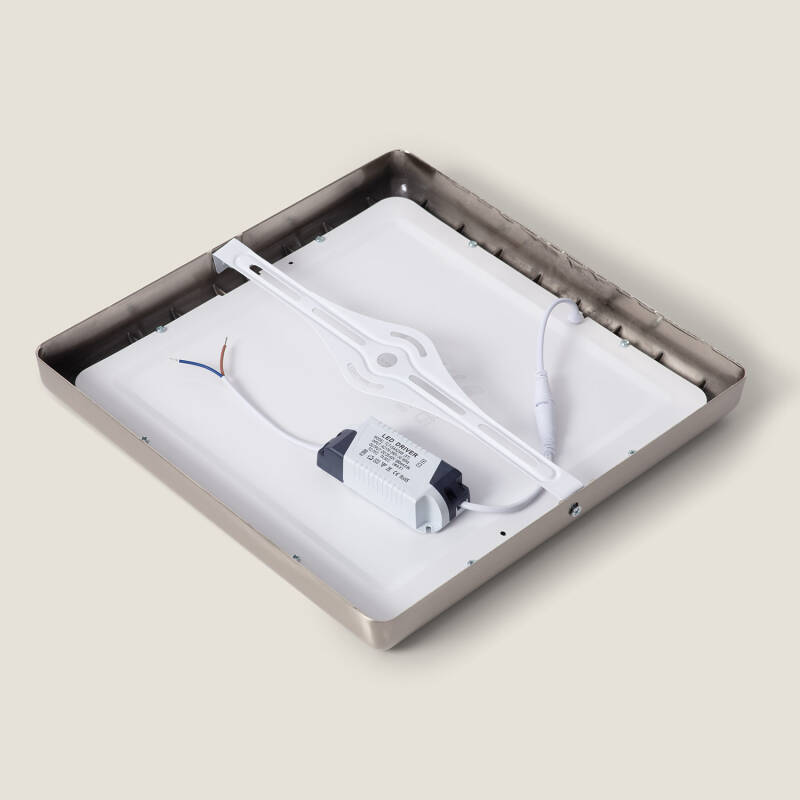 Imagen de Plafón LED 24W Cuadrado Metal 300x300 mm Design Silver 