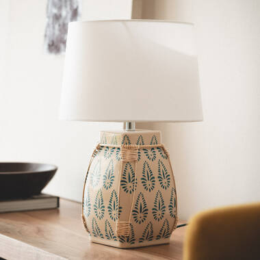 Lámpara de Mesa Cerámica Ariché