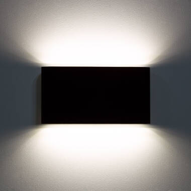 Imagen de Aplique de Pared Exterior LED 12W Iluminación Doble Cara Rectangular Luming