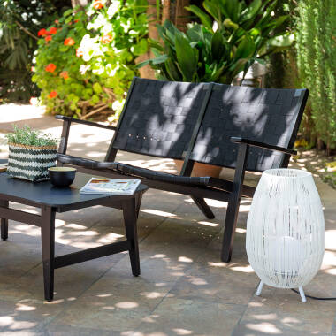 Imagem de Candeeiro de Mesa para Exterior Rattan Annecy