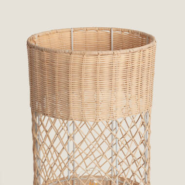 Imagem de Candeeiro de Pé Rattan Rubra