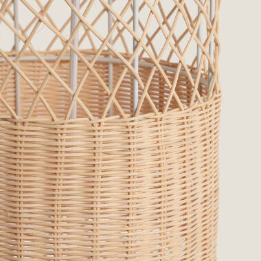 Imagem de Candeeiro de Pé Rattan Rubra