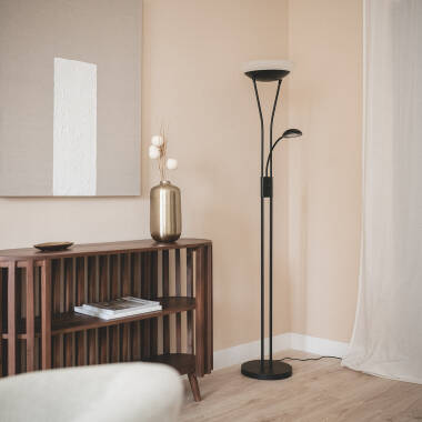 Lámpara de Pie con Luz de Lectura Metal Ethan