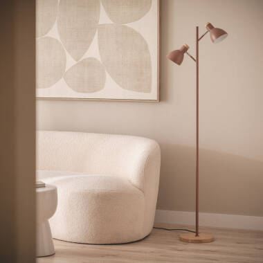 Lámpara de Pie Metal Luxo