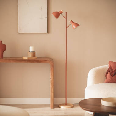 Lámpara de Pie Metal Luxo