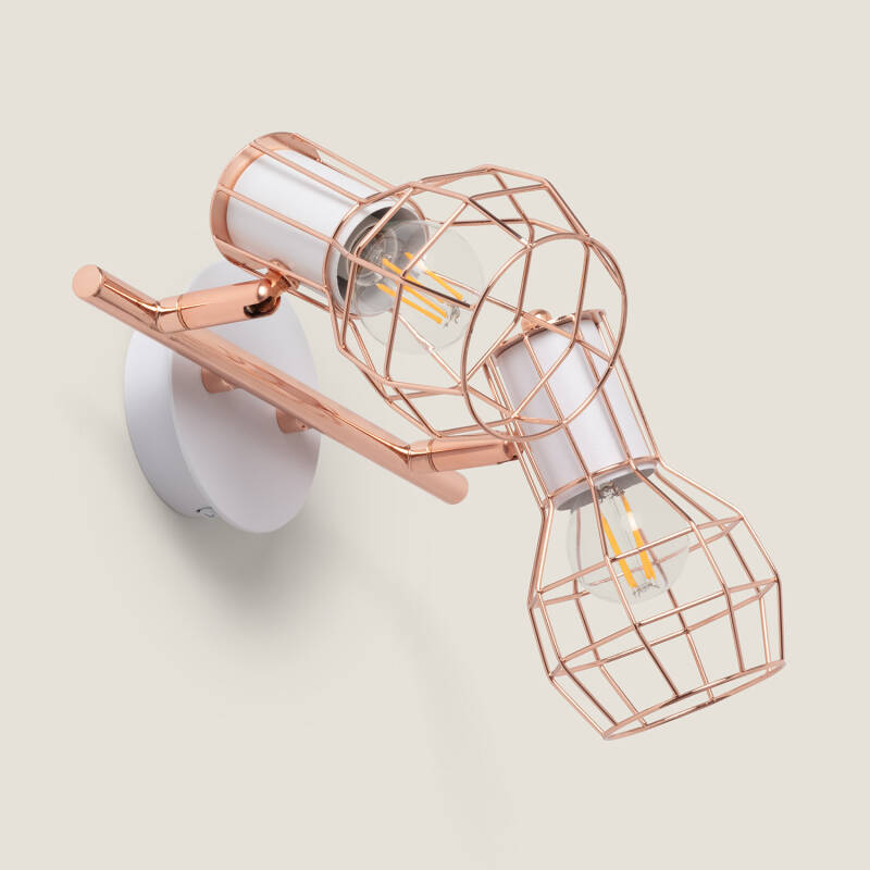 Imagem de Candeeiro de Teto Alumínio Orientável 2 Focos Lada