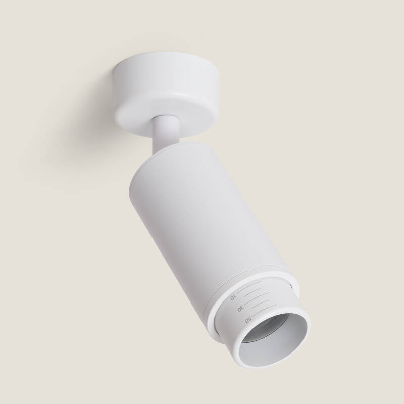 Imagen de Foco Portalámparas de Superficie Multiángulo 10-50º Aluminio para Bombillas GU10 Ágata