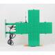 Imagem de Cruz Farmacia LED Exterior Verde Doble Pantalla con Control Remoto