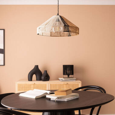 Imagem de Candeeiro Suspenso Papel Trançado Dumas