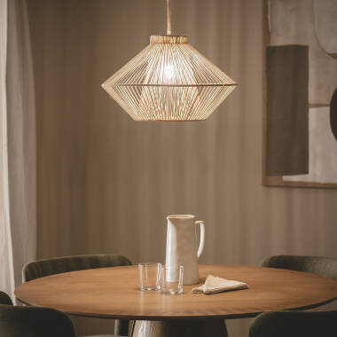 Imagem de Candeeiro Suspenso Corda Natural Hana