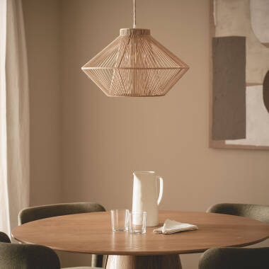 Imagem de Candeeiro Suspenso Corda Natural Hana