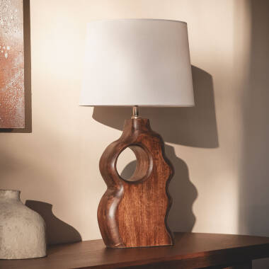 Imagen de Lámpara de Mesa Madera Hunar V ILUZZIA