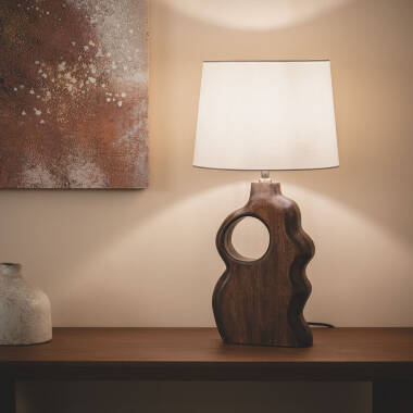 Imagen de Lámpara de Mesa Madera Hunar V ILUZZIA