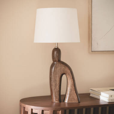 Imagen de Lámpara de Mesa Madera Hunar III ILUZZIA