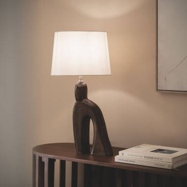 Imagen de Lámpara de Mesa Madera Hunar III ILUZZIA