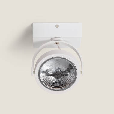 Imagen de Foco LED 15W CREE de Superficie Direccionable AR111 Regulable Blanco Imagen de Foco LED 15W CREE de Superficie Direccionable AR111 Regulable Blanco