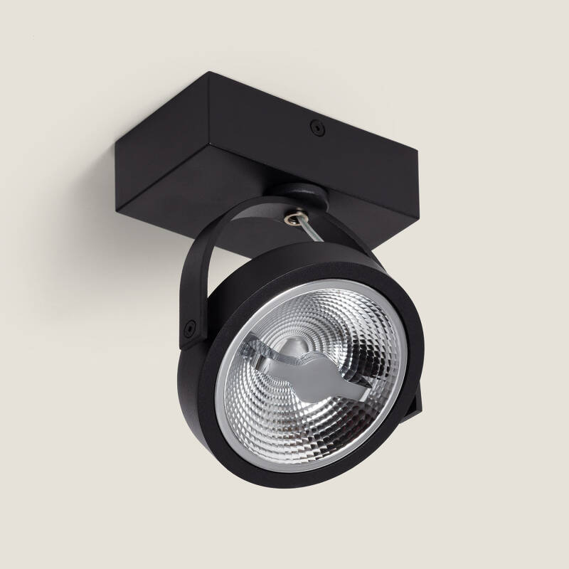 Imagen de Foco LED 15W CREE de Superficie Direccionable AR111 Regulable Negro