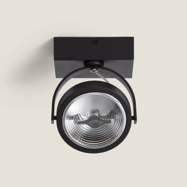 Imagen de Foco LED 15W CREE de Superficie Direccionable AR111 Regulable Negro