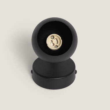 Imagem de Aplique de Parede Alumínio Orientável 1 Foco Preto Ates