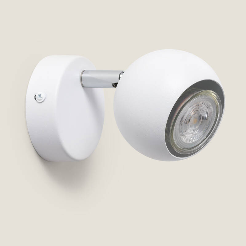 Imagen de Lámpara de Pared Aluminio Orientable 1 Foco Blanco Ates Imagen de Lámpara de Pared Aluminio Orientable 1 Foco Blanco Ates