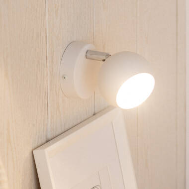Imagen de Lámpara de Pared Aluminio Orientable 1 Foco Blanco Ates Imagen de Lámpara de Pared Aluminio Orientable 1 Foco Blanco Ates