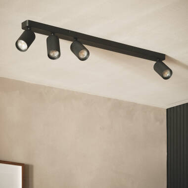 Aplique de Teto Alumínio Breixo 4 Focos