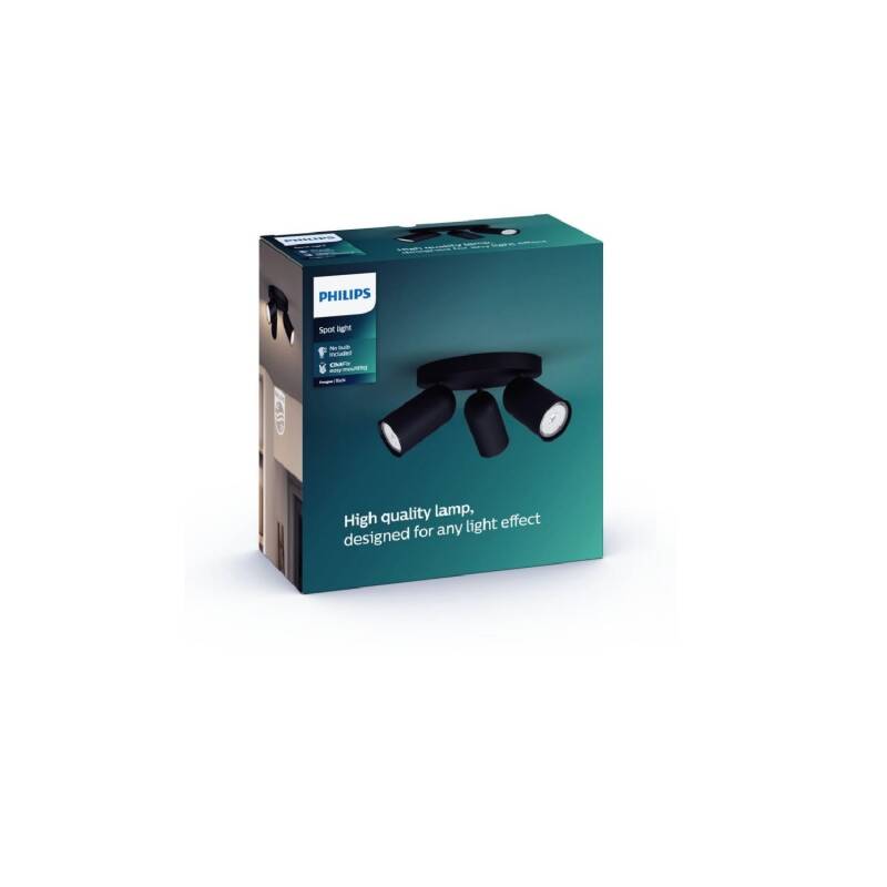 Imagem de Candeeiro de Teto com Três Focos PHILIPS Pongee