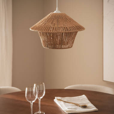 Imagen de Lámpara Colgante Fibras Naturales Zeiley Ilai