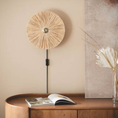 Imagem de Aplique de Parede Rafia Kanga