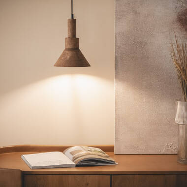 Imagen de Lámpara Colgante Madera Dallas Conne ILUZZIA