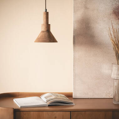 Imagen de Lámpara Colgante Madera Dallas Conne ILUZZIA