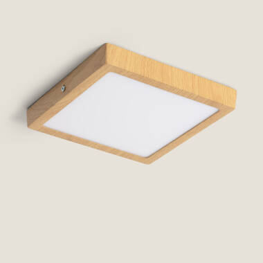 Plafon LED 18W Quadrado Alumínio 210x210 mm Slim CCT Seleccionável Galán SwitchDimm