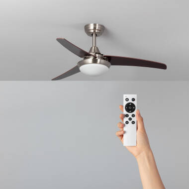 Ventilador de Techo Silencioso Neil Madera 107cm Motor DC